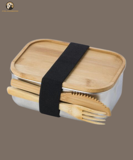 Falkenberg Brotdose aus Edelstahl & Bambus
